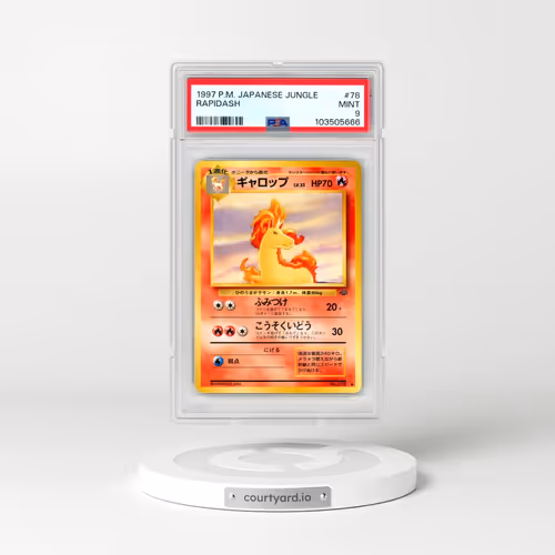 1997 Pokémon Jungle #78 Rapidash (PSA 9 MINT)