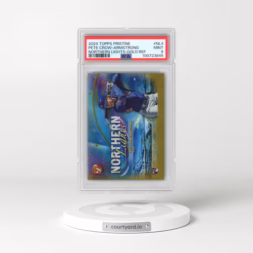 2024 Topps Pristine Northern Lights #NL4 Pete Crow-Armstrong - Gold Refractor (PSA 9 MINT)