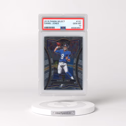 2019 Panini Select #157 Daniel Jones (PSA 10 GEM MINT)