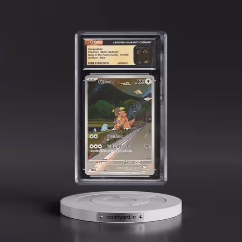 2025 Pokémon SV10-Glory of Team Rocket #110 Kangaskhan - Art Rare (CGC 10 PRISTINE)