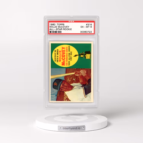 1960 Topps #316 Willie McCovey - All-Star Rookie (PSA 6 EX-MT)