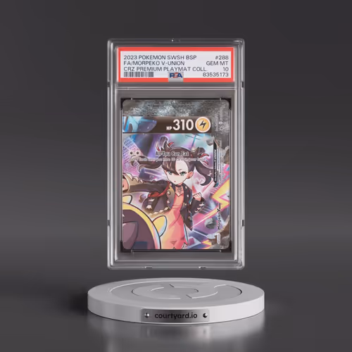 2023 Pokémon Swsh Black Star Promo #288 Morpeko V-Union - Full Art Crown Zenith Premium Playmat Coll