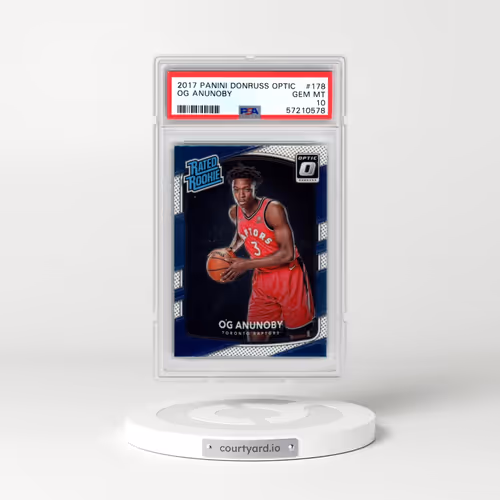2017 Panini Donruss Optic #178 OG Anunoby (PSA 10 GEM MINT)