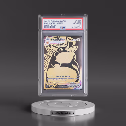 2022 Pokémon Sword & Shield Lost Origin #TG29 Pikachu Vmax - Full Art (PSA 10 GEM MINT)