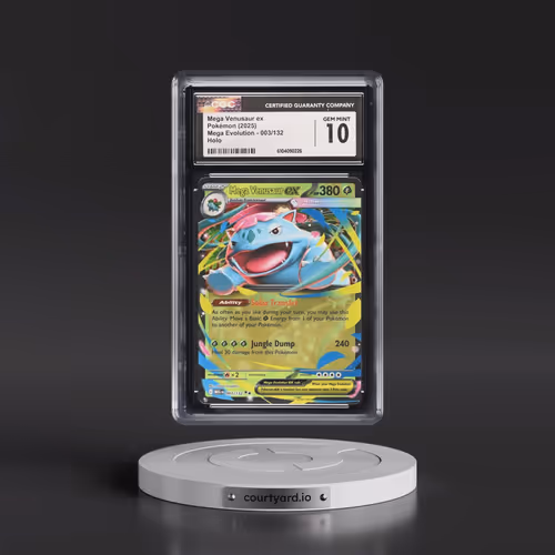 2025 Mega Evolution - MEG EN #003/132 Mega Venusaur ex - Holo (CGC 10 GEM MINT)