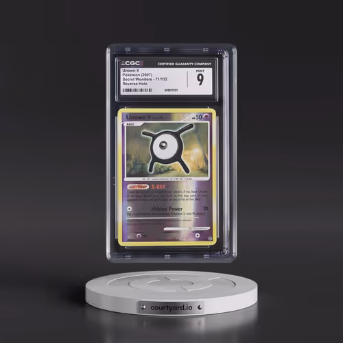 2007 Secret Wonders #71/132 Unown X - Reverse Holo (CGC 9 MINT)