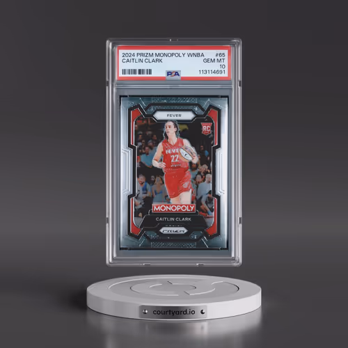 2024 Panini Prizm Monopoly WNBA #65 Caitlin Clark (PSA 10 GEM MINT)