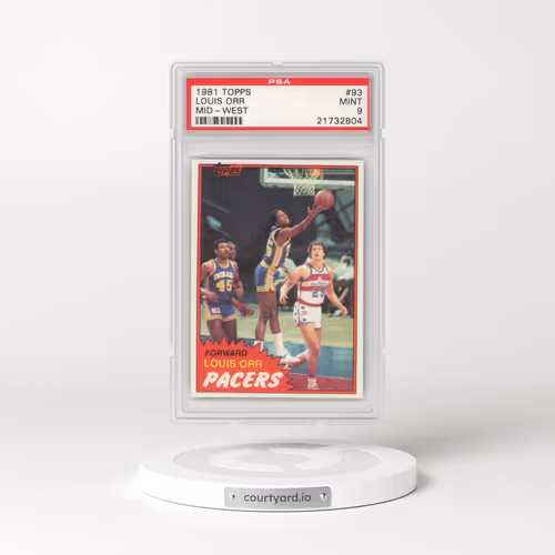 1981 Topps #93 Louis Orr - Mid-West (PSA 9 MINT)