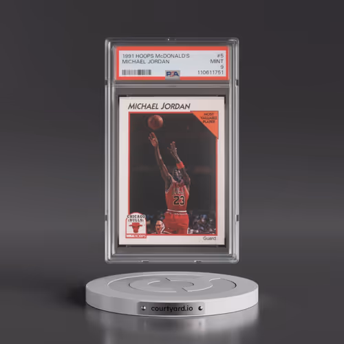 1991 Hoops McDonald's #5 Michael Jordan (PSA 9 MINT)