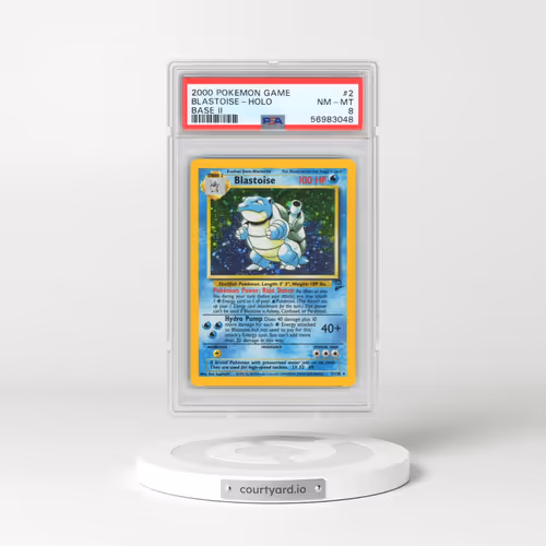 2000 Pokémon Game Base II #2 Blastoise - Holo (PSA 8 NM-MT)