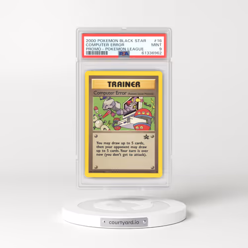 1999 Black Star Promos #16 Computer Error (PSA 9 MINT)