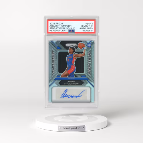2023 Panini Prizm Sensational Signatures #SSAT Ausar Thompson - Silver (PSA 10 GEM MINT)