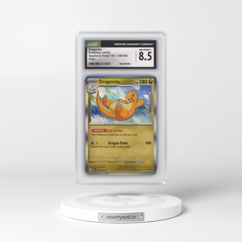 2023 Scarlet & Violet 151 - MEW EN #149/165 Dragonite - Holo (CGC 8.5 NM-MT+)