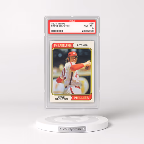 1974 Topps #95 Steve Carlton (PSA 8 NM-MT)
