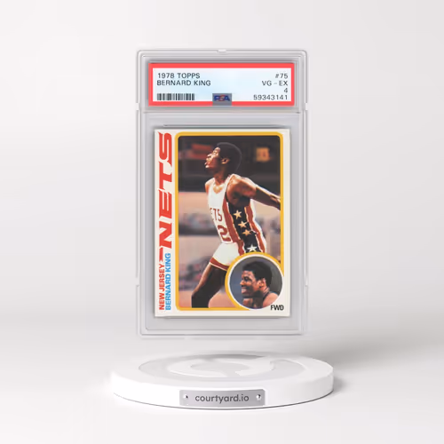 1978 Topps #75 Bernard King (PSA 4 VG-EX)