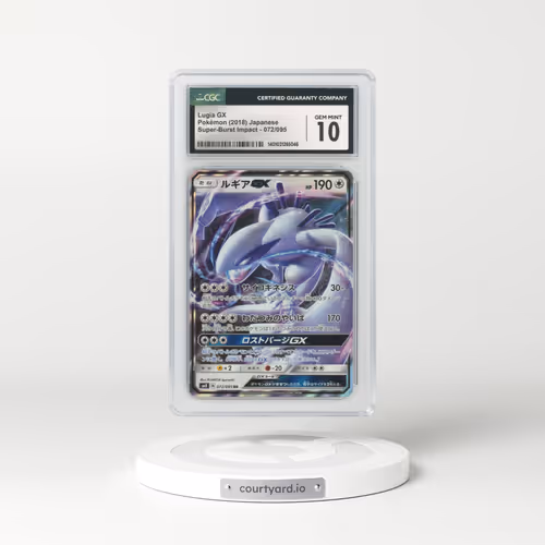 2018 Japanese Super-Burst Impact #72 Lugia GX - Full Art Holo (CGC 10 GEM MINT)