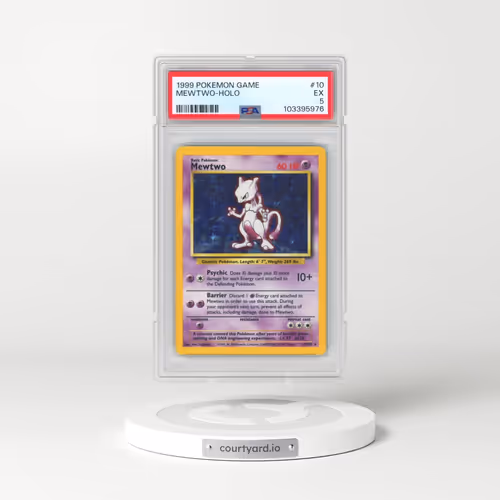 1999 Pokémon Game #10 Mewtwo - Holo (PSA 5 EX)