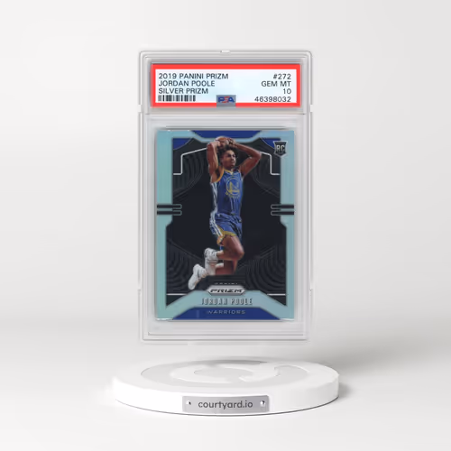 2019 Panini Prizm #272 Jordan Poole - Silver Prizm (PSA 10 GEM MINT)