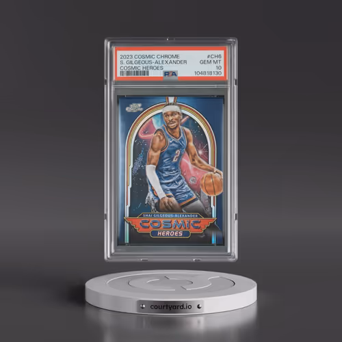 2023 Topps Cosmic Chrome Cosmic Heroes #CH6 Shai Gilgeous-Alexander (PSA 10 GEM MINT)