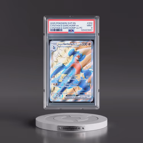 2025 Pokémon Svp EN-SV Black Star Promo #204 Cynthia's Garchomp EX - Holo Cynthia's Garchomp EX Prem