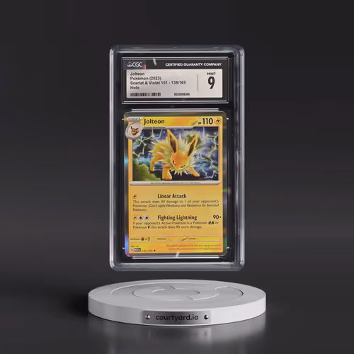 2023 Scarlet & Violet 151 - MEW EN #135/165 Jolteon - Holo (CGC 9 MINT)