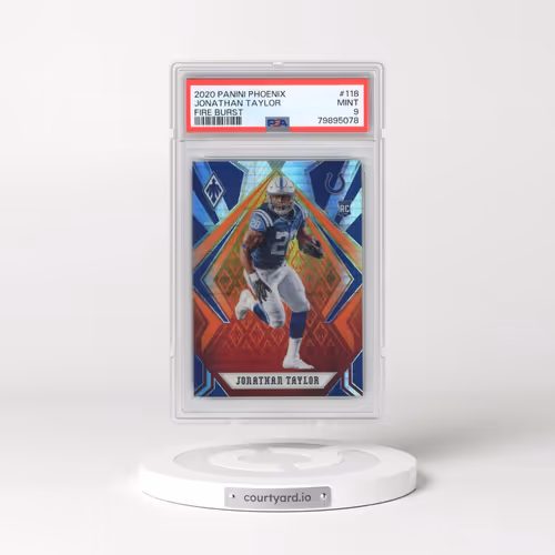 2020 Panini Phoenix #118 Jonathan Taylor - Fire Burst (PSA 9 MINT)