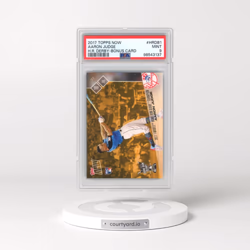 2017 Topps Now Home Run Derby #HRDB1 Aaron Judge - Bonus Card (PSA 9 MINT)