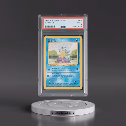 1999 Pokémon Game #63 Squirtle (PSA 9 MINT)