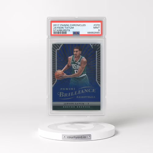 2017 Panini Chronicles #370 Jayson Tatum - Starbursts (PSA 9 MINT)