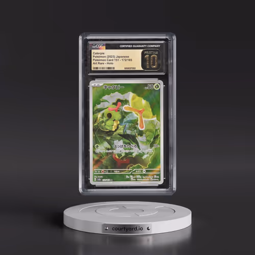 2023 Pokémon Card 151 #172/165 Caterpie - Art Rare Holo (CGC 10 PRISTINE)