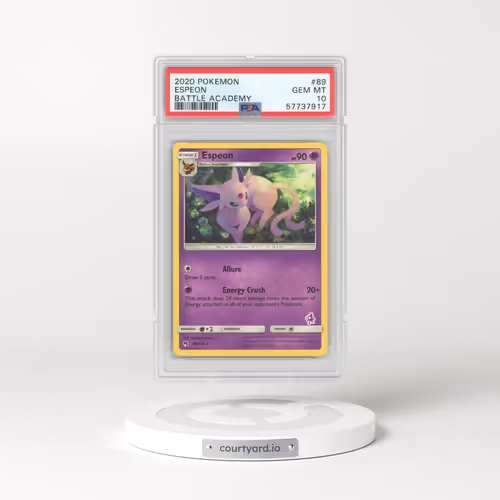 2020 Pokémon Battle Academy #89 Espeon (PSA 10 GEM MINT)