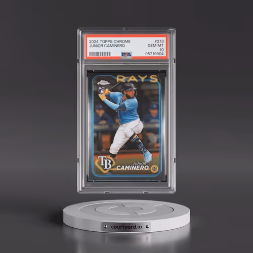 2024 Topps Chrome #213 Junior Caminero (PSA 10 GEM MINT)