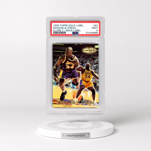 1999 Topps Gold Label Class 1 #62 Shaquille O'Neal - Gold Label (PSA 9 MINT)