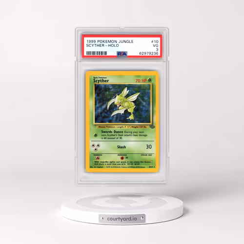 1999 Pokémon Jungle #10 Scyther - Holo (PSA 3 VG)