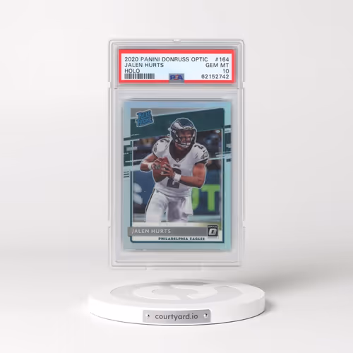 2020 Panini Donruss Optic #164 Jalen Hurts - Holo (PSA 10 GEM MINT)