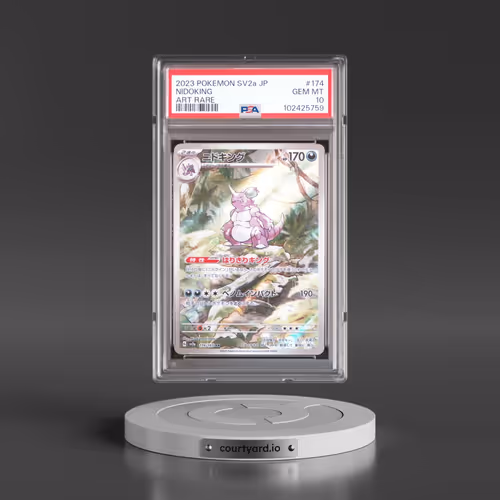2023 Pokémon Sv2a-Pokemon 151 #174 Nidoking - Art Rare (PSA 10 GEM MINT)
