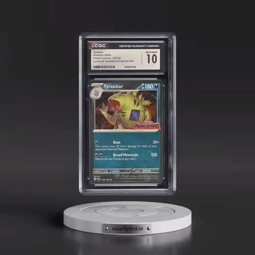 2023 Paldea Evolved - PAL EN #135/193 Tyranitar - Lucario & Tyranitar ex Premium Collection (Set