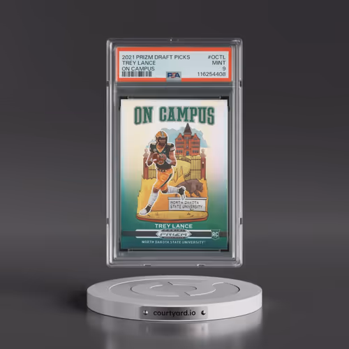 2021 Panini Prizm Draft Picks on Campus #OCTL Trey Lance (PSA 9 MINT)
