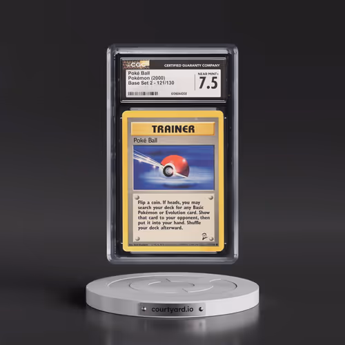 2000 Base Set 2 #121/130 Poké Ball (CGC 7.5 NM+)