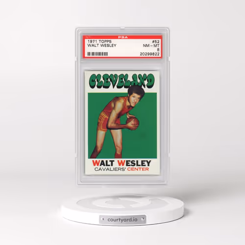 1971 Topps #52 Walt Wesley (PSA 8 NM-MT)