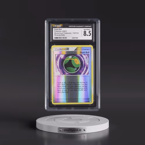 2007 Mysterious Treasures #110/123 Dusk Ball - Reverse Holo (CGC 8.5 NM-MT+)
