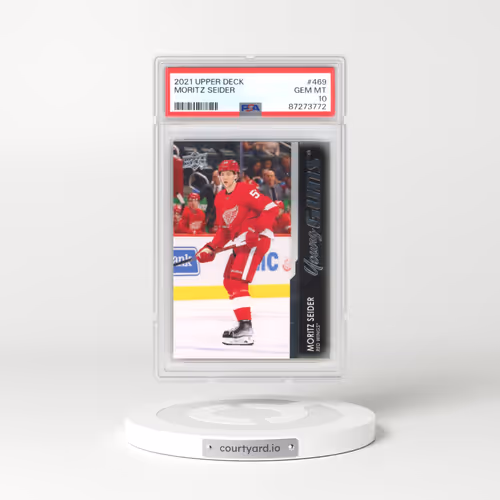 2021-2022 Upper Deck #469 Moritz Seider (PSA 10 GEM MINT)