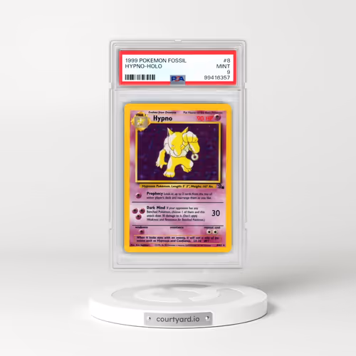 1999 Pokémon Fossil #8 Hypno - Holo (PSA 9 MINT)