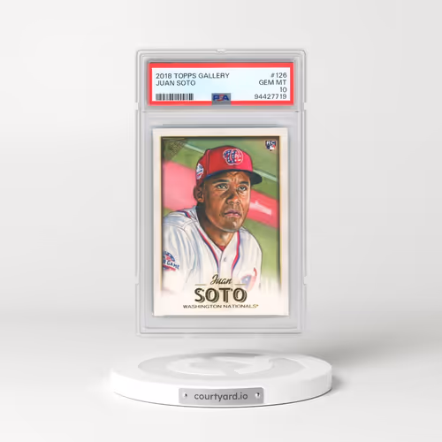 2018 Topps Gallery #126 Juan Soto (PSA 10 GEM MINT)