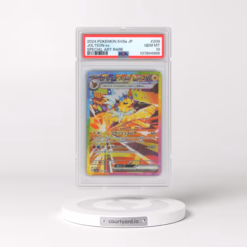 2024 Pokémon Sv8a-Terastal Fest EX #209 Jolteon EX - Holo Special Art Rare (PSA 10 GEM MINT)
