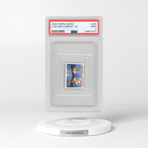 1993 Topps Micro #405 Andy Van Slyke/Ken Griffey Jr. (PSA 9 MINT)
