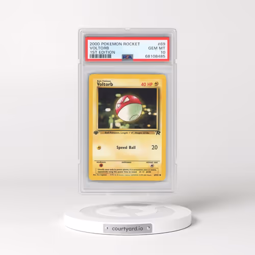 2000 Pokémon Rocket #69 Voltorb - 1st Edition (PSA 10 GEM MINT)