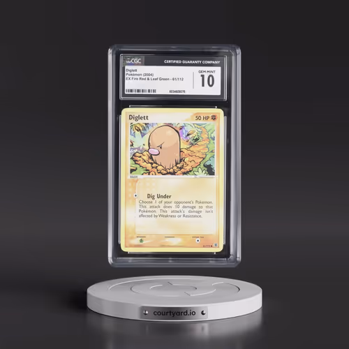 2004 EX Fire Red & Leaf Green #61/112 Diglett (CGC 10 GEM MINT)
