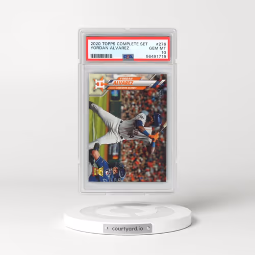 2020 Topps Complete Set #276 Yordan Alvarez (PSA 10 GEM MINT)