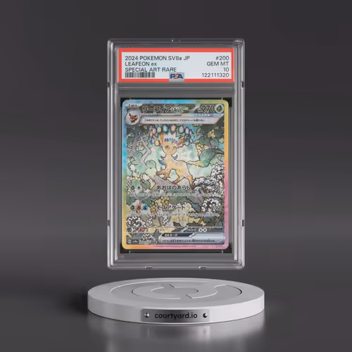 2024 Pokémon Sv8a-Terastal Fest EX #200 Leafeon EX - Holo Special Art Rare (PSA 10 GEM MINT)
